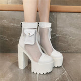 Platform Heels for Women Summer Sexy Chunky Heel Sandals