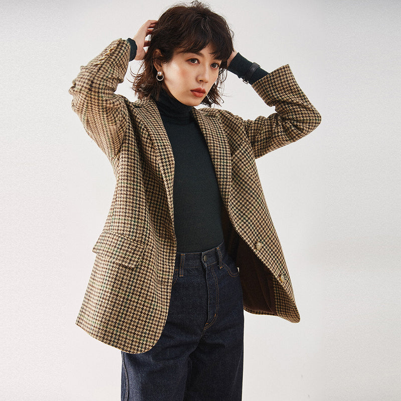 Gloria Vanderbilt Profile Wool Suit Jacket