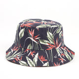 Bucket Hat Fishing Cap Cotton Print Fisherman Hat Printing Bucket Hat Summer Outdoor Leisure Sun Protection Hat