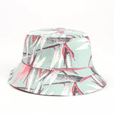 Bucket Hat Fishing Cap Cotton Print Fisherman Hat Printing Bucket Hat Summer Outdoor Leisure Sun Protection Hat