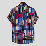 Camp Collar Shirt Short Sleeve Printed Shirt