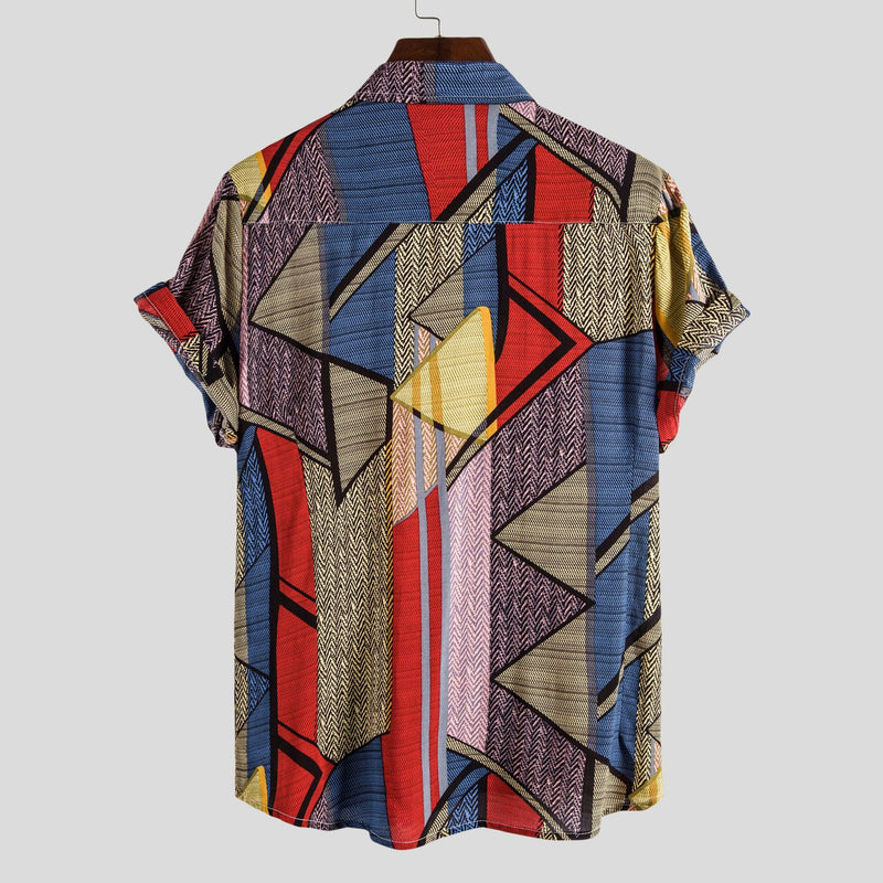 Camp Collar Shirt Short Sleeve Shirt Floral
