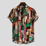 Camp Collar Shirt Short Sleeve Printed Shirt