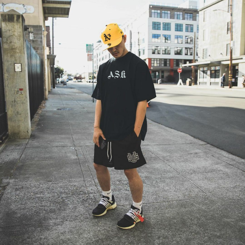 Askyurself T Shirt Summer Loose Men's Fog Short Sleeve T-shirt Summer