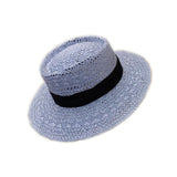 Straw Hat Flat Straw Hat Female All-Matching Sun Hat