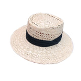 Straw Hat Flat Straw Hat Female All-Matching Sun Hat