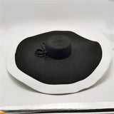 Big Hats Summer Wide Brim Women's Sun Hat Straw Hat Seaside Vacation Sun Protection