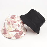 Bucket Hat Fishing Cap Cotton Print Fisherman Hat Printed Flowers Bucket Hat Baby Boy and Girl Summer