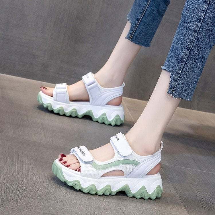 Women Platform Sandals Summer Fashion Sports Platform Beach Shoes