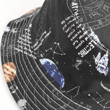 Bucket Hat Fishing Cap Cotton Print Fisherman Hat Summer Sun-Proof Basin Hat Men and Women Graffiti Hat
