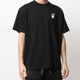 Off White T Shirt Arrow Men'S Cotton Tshirt Short Sleeve Owt