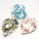Bucket Hat Fishing Cap Cotton Print Fisherman Hat Printed Flowers Bucket Hat Baby Boy and Girl Summer