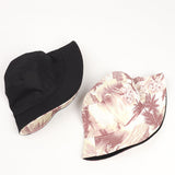 Bucket Hat Fishing Cap Cotton Print Fisherman Hat Printed Flowers Bucket Hat Baby Boy and Girl Summer
