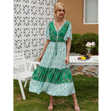 Kendall Jenner Wedding Guest Dress Urban Casual Women's Clothing V-neck Swing
