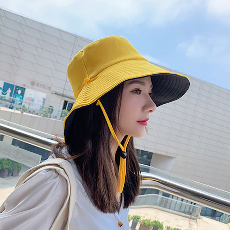 Big Hats Bucket Hat Female Sun Hat Female Summer
