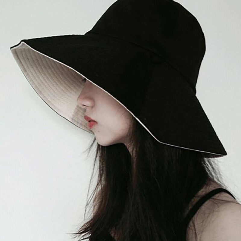 Big Hats Bucket Hat Female Sun Hat Female Summer