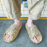 Beach Slippers Coconut Slippers Men's Fashionable Outdoor Summer Yeez* Sesame Street Trendy Beach Shoes