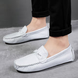 Men's Loafers RelaxedFit SlipOn Loafer Men Shoes Summer Casual Leather Shoes Comfortable Men's Shoes