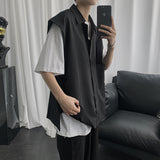 Men's Shirts Vest Sleeveless Shirt Loose
