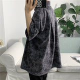 Men's Shirt Tie-Dyed Loose Half-Sleeve Shirt