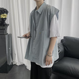 Men's Shirts Vest Sleeveless Shirt Loose