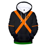 Anime Hoddies My Hero Academia Corner Clothing Printing plus Velvet Hoodie