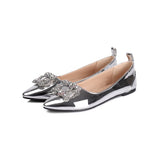 Red Bottom Heels Pointed-Toe Low Heel Shallow Mouth Transparent Women's Mesh Shoes Flat High Heel