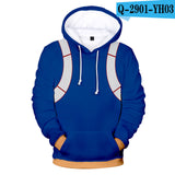 Anime Hoddies My Hero Academia Corner Clothing Printing plus Velvet Hoodie