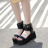 Platform Heels for Women Summer Open Toed Sandals