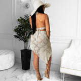 Coachella Music Festival Outfits Tassel Casual Suit Beach Swimsuit