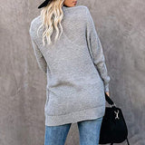 Women Cardigan Knit Sweater Autumn and Winter Women's Large Pocket Sweater Cardigan