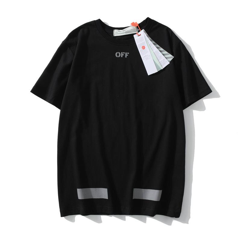 Off White T Shirt Off Ow Head Print Cotton Men'S Short Sleeve Casual Women'S Tshirt Owt