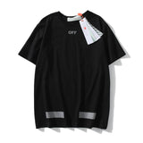 Off White T Shirt Off Ow Head Print Cotton Men'S Short Sleeve Casual Women'S Tshirt Owt