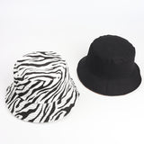 Bucket Hat Fishing Cap Cotton Print Fisherman Hat Versatile Fashion Warm Bucket Hat
