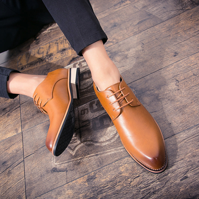 Men's Dress Shoes Classic Leather Oxfords Casual Cushioned Loafer Business Formal Wear Fashion Leather Shoes Men's Casual Men's Shoes