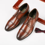 Men's Dress Shoes Classic Leather Oxfords Casual Cushioned Loafer Classic Business Shoes Men's Casual Shoes