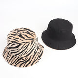 Bucket Hat Fishing Cap Cotton Print Fisherman Hat Versatile Fashion Warm Bucket Hat