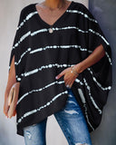 Coachella Music Festival Outfits Printed Loose V-neck Fashion Casual Short Sleeve T-shirt