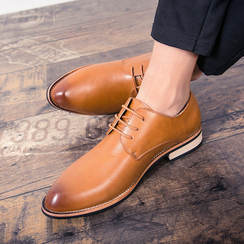 Men's Dress Shoes Classic Leather Oxfords Casual Cushioned Loafer Business Formal Wear Fashion Leather Shoes Men's Casual Men's Shoes