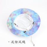Bucket Hat Fishing Cap Cotton Print Fisherman Hat Graffiti Bucket Hat Female Summer Hip Hop Sun Hat