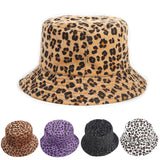 Bucket Hat Fishing Cap Cotton Print Fisherman Hat Versatile Fashion Warm Bucket Hat