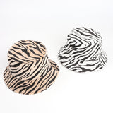 Bucket Hat Fishing Cap Cotton Print Fisherman Hat Versatile Fashion Warm Bucket Hat