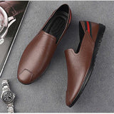 Men's Loafers RelaxedFit SlipOn Loafer Men Shoes Business Casual Shoes Leather Shoes Men's Breathable