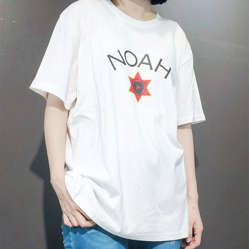 Noah T Shirt Short-Sleeved Women'S Hip Hop Men'S And Women'S T-Shirt