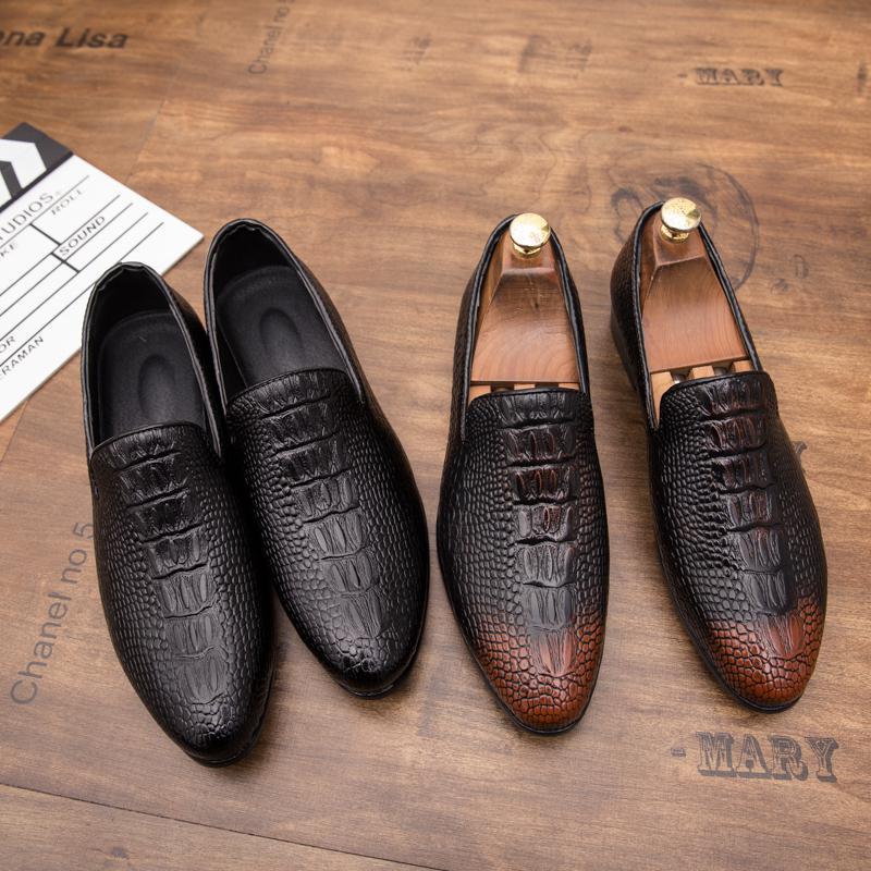 Men's Loafers Relaxedfit Slipon Loafer Men Shoes Casual Leather Shoes Men's Business Formal Wear Shoes Men's Shoes