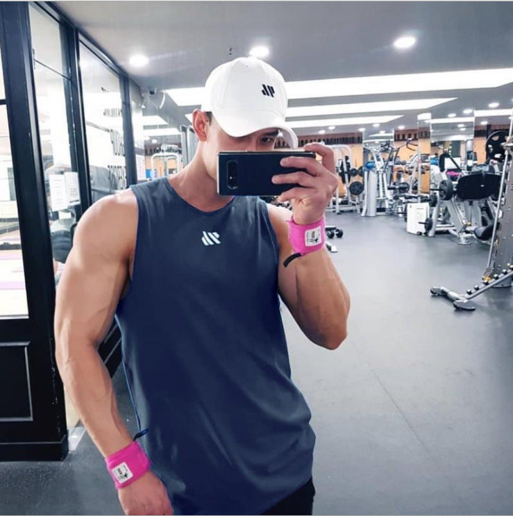 Moisture Wicking Tank Top Sleeveless Vest Men's Quick-Drying Sports Loose