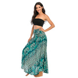 Gypsy Girl Outfits Skirt Beach Vacation Dress Two-Way Large Swing Skirt