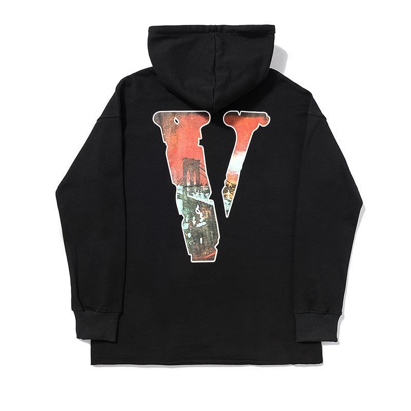 Vlone Hoodie Men'S Hooded Sweater Men And Women Couple Coat