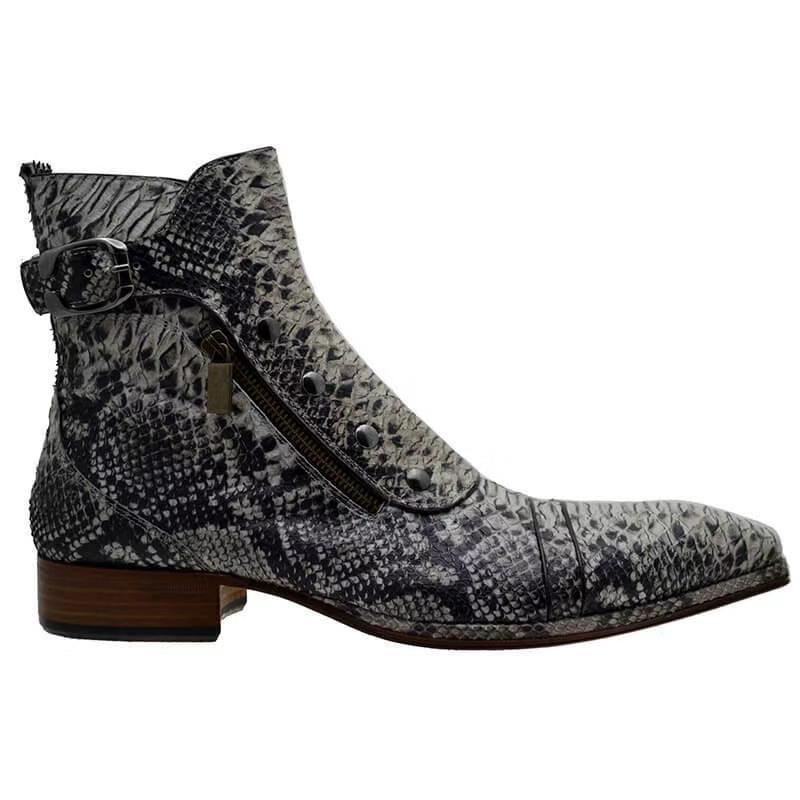 Python Boots Fall Winter Fashion Men's Boots Men's Shoes