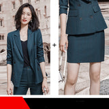 Interview Suit Women Autumn and Winter Suit Formal Wear